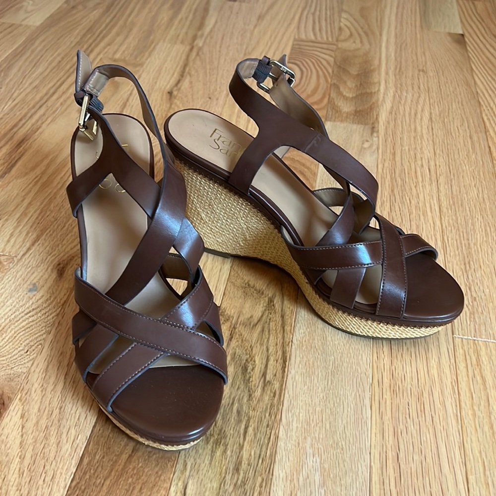 Never worn Franco Sarto wedges